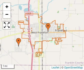 Area schools map